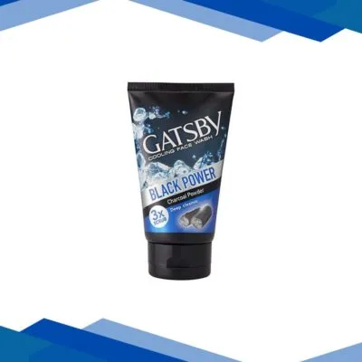 Gatsby Black Power Charcoal Cooling Face Wash 100 gm