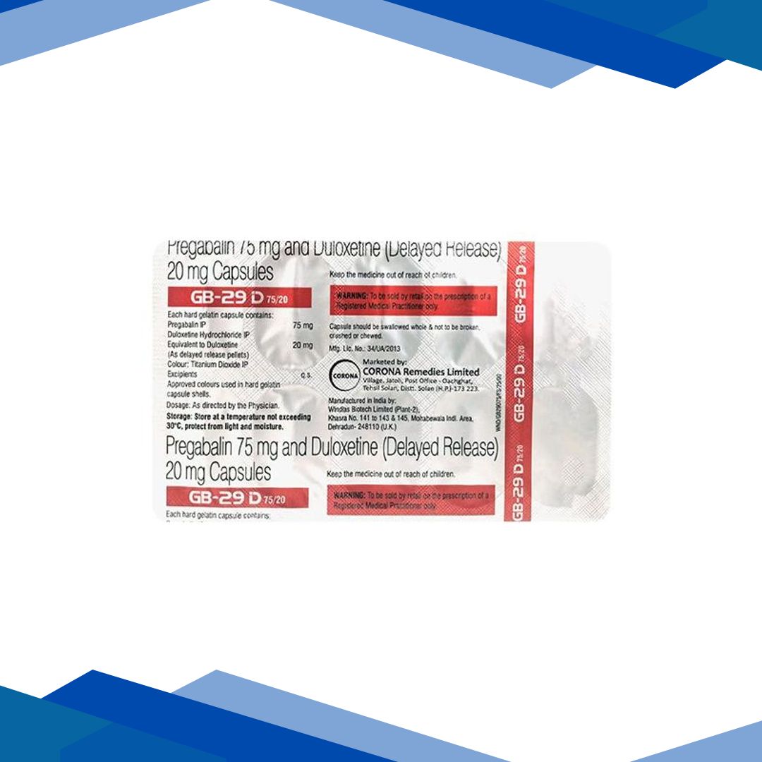 GB 29 D 75/20 Capsule 10’s