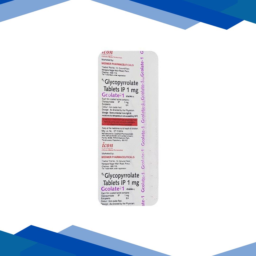 Gcolate 1mg Tablet 10’S