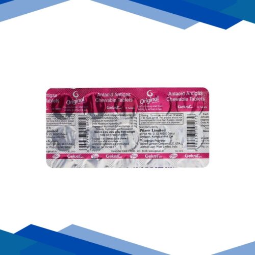 GELUSIL MPS ORIGINAL MINT FLAVOUR Chewable Tablet 15’s