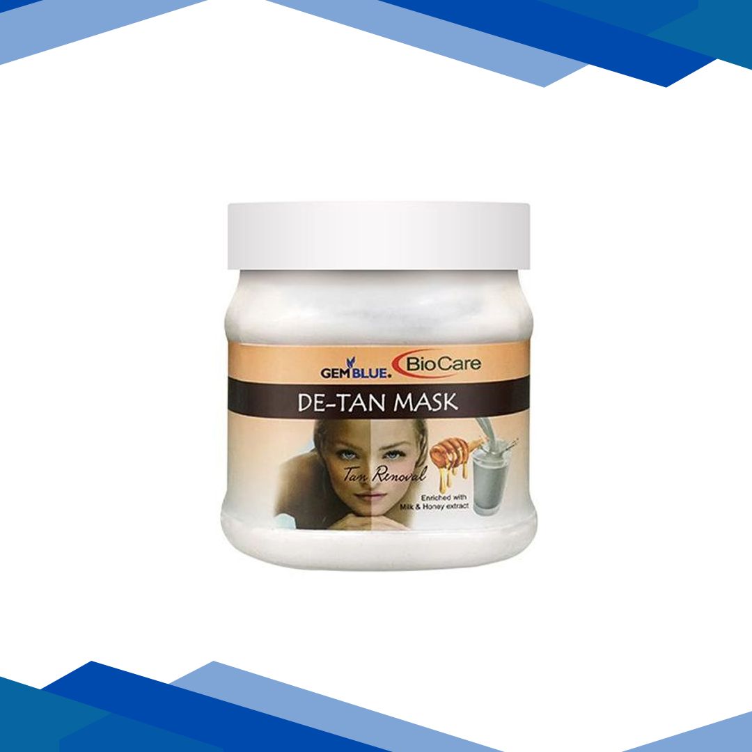 Gemblue Biocare Face Mask – De-Tan 500 ml