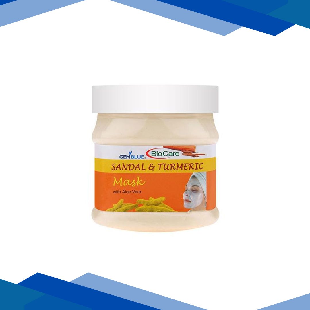 Gemblue Biocare Face Mask – Sandal and Turmeric 500 ml