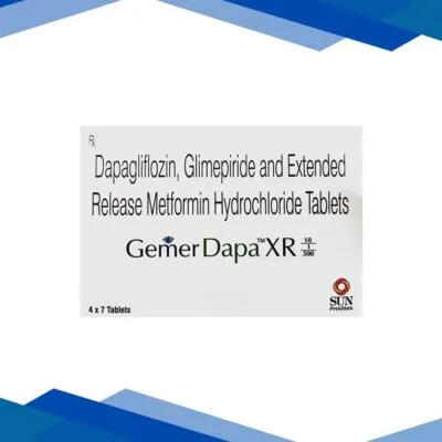 GEMER DAPA XR 10/1/500 Tablet 7’s