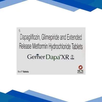 GEMER DAPA XR 10/2/1000 Tablet 7’s