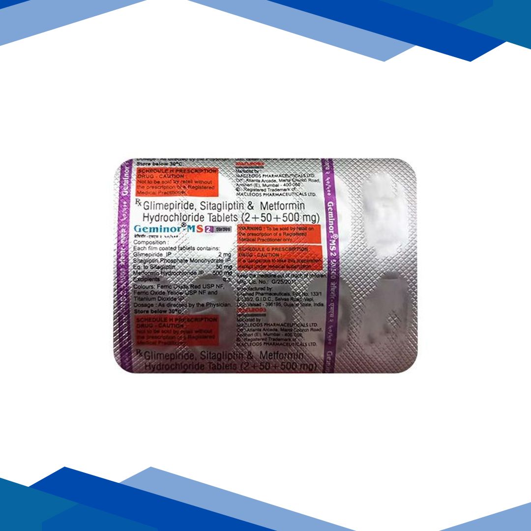 GEMINOR MS 2/50/500 Tablet 10’s