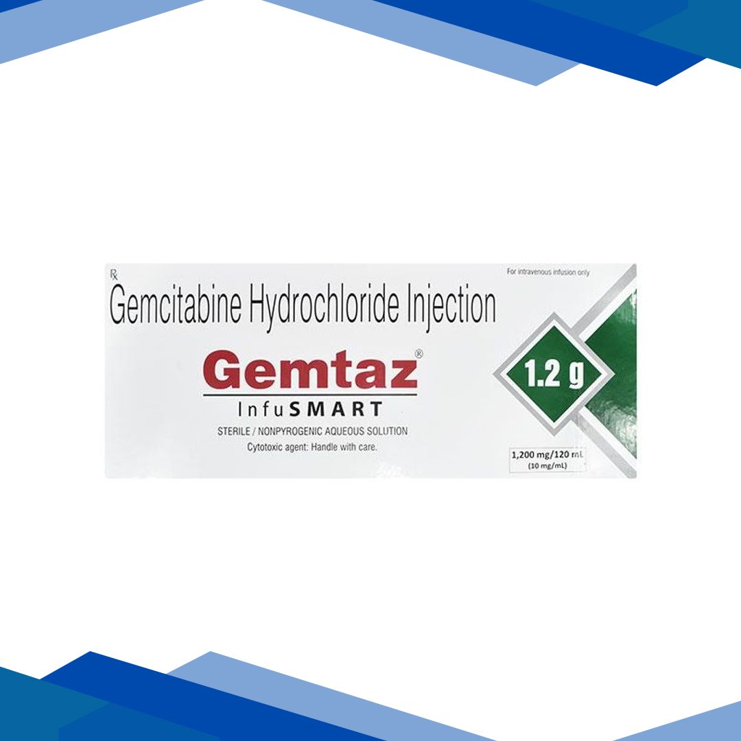 GEMTAZ INFUSMART 1.2gm Injection 120ml
