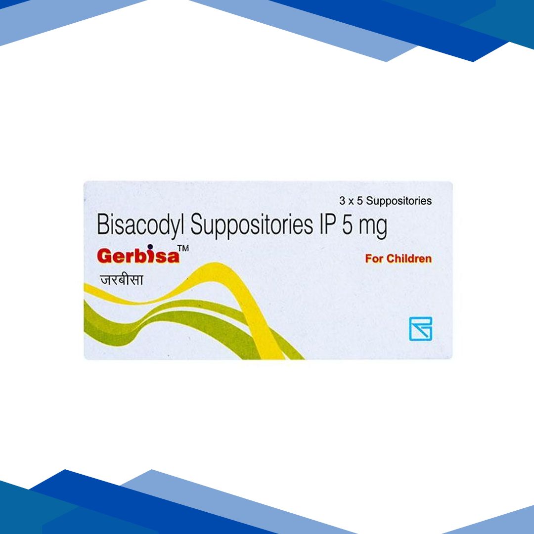GERBISA 5mg Suppositories 5’s