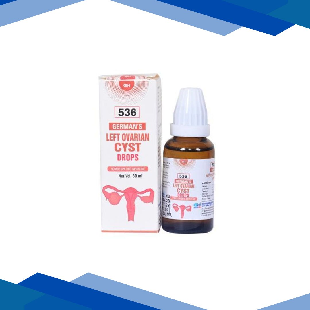 German’s 536 Left Ovarian Cyst Drops 30 ml