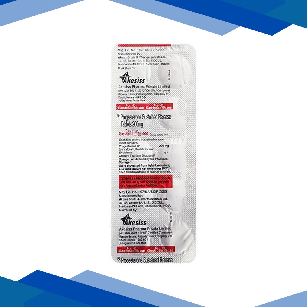 GESTMATE SR 200mg Tablet 10’s