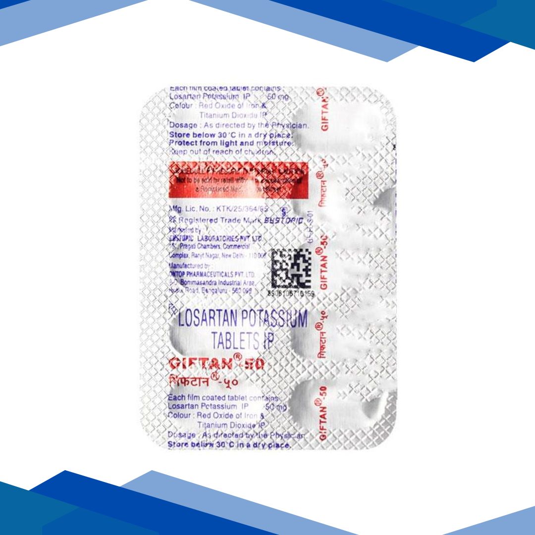 Giftan 50mg Tablet 10’S