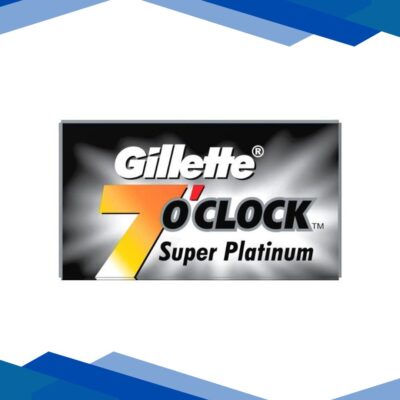 Gillette 7’O Clock Super Platinum Stainless Blade 10’s