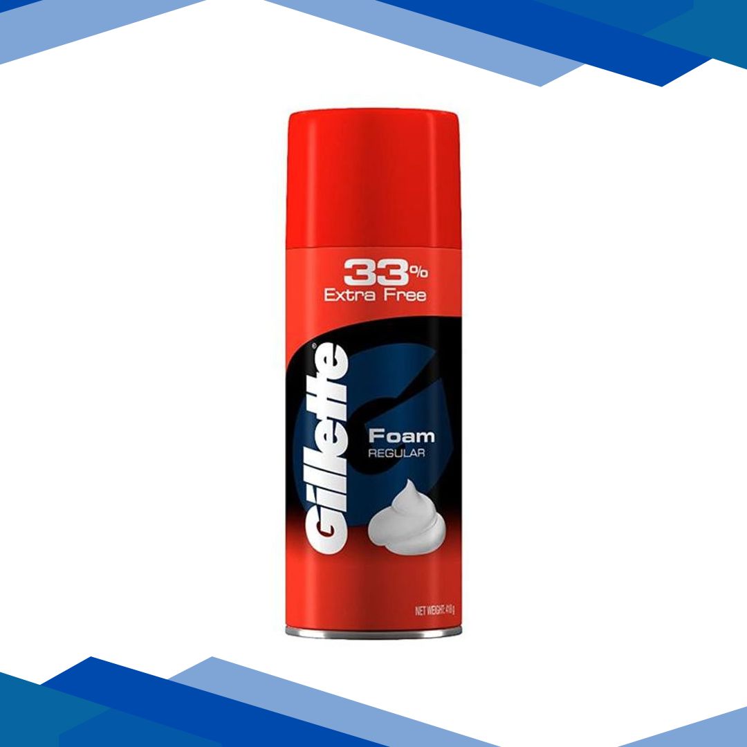 Gillette Classic Regular Pre Shave Foam, With 33% Extra Free 418 gm