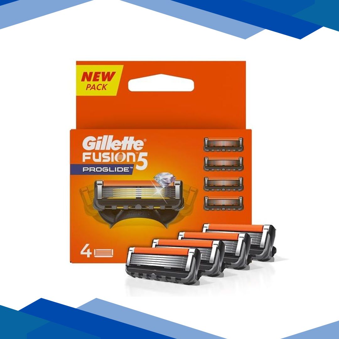 Gillette Fusion 5 Proglide Cartridges 4’s