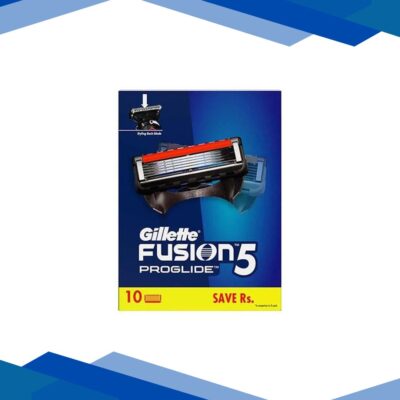 Gillette Fusion Proglide Blades for men – 10 count for Perfect Shave and Perfect Beard Shape with Styling Back Blade 116 gm