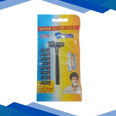 Gillette Guard 1’s Razor & 8’s Cartridges (Pack of 7’s+1’s Free)