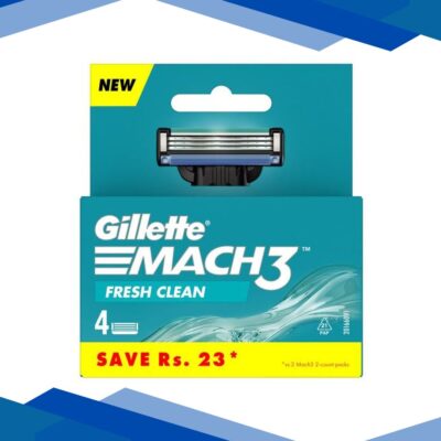 Gillette Mach 3 Fresh Clean Cartridge 4’s