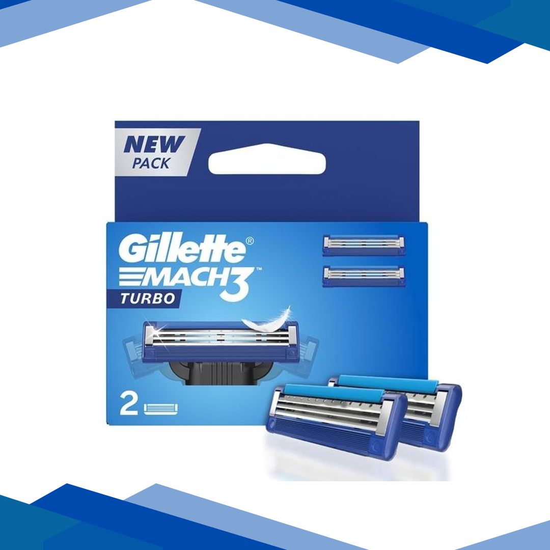 Gillette Mach 3 Turbo Cartridges 2’s