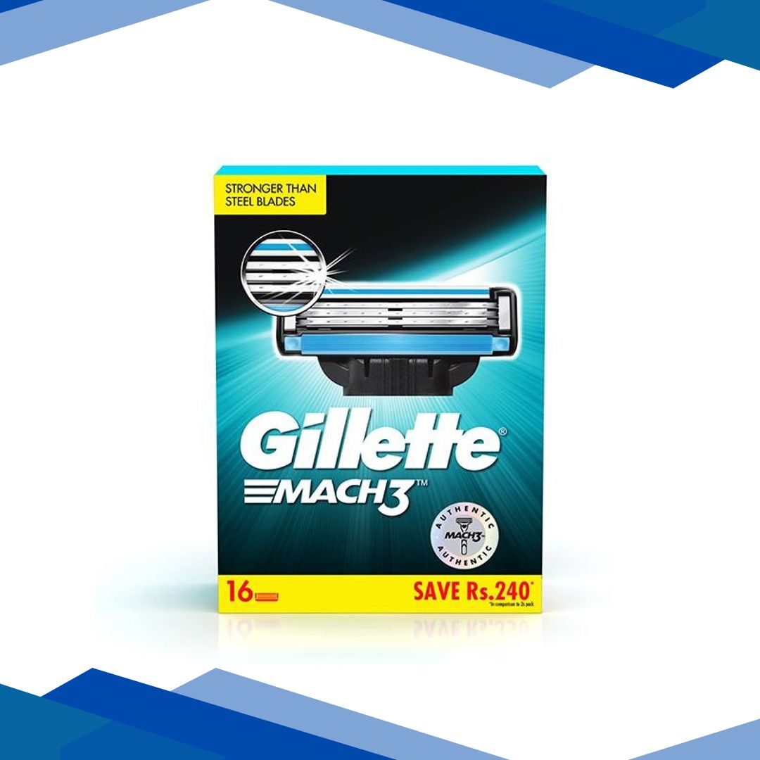 Gillette Mach3 Fresh Clean Shaving Cartridges 16’s