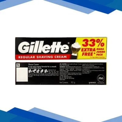 Gillette Shaving Cream Regular 93.1 gm