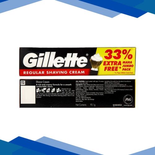 Gillette Shaving Cream Regular 93.1 gm
