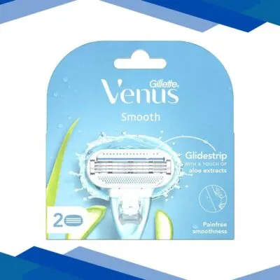 Gillette Venus Smooth Cartridges – Aloe Extract 2’s