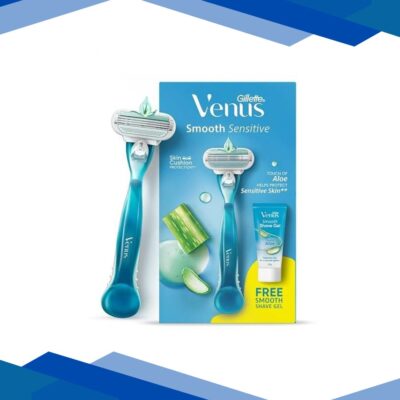 Gillette Venus Smooth Sensitive Hair Removal Razor 1’s + Free Smooth Shave Gel 25 g
