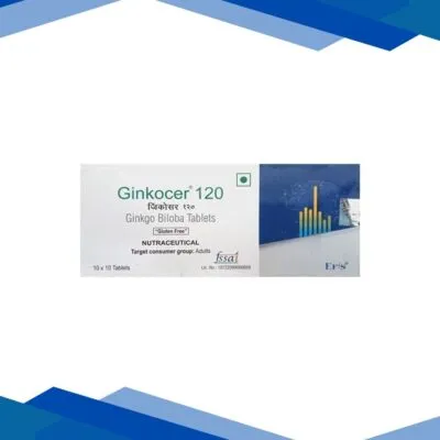 GINKOCER 120 GLUTEN FREE Tablet 10’s