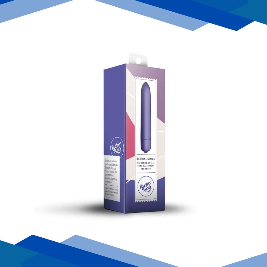 Gizmoswala SugarBoo Vibrating Bullet Massager – Berri Licious (Blue)
