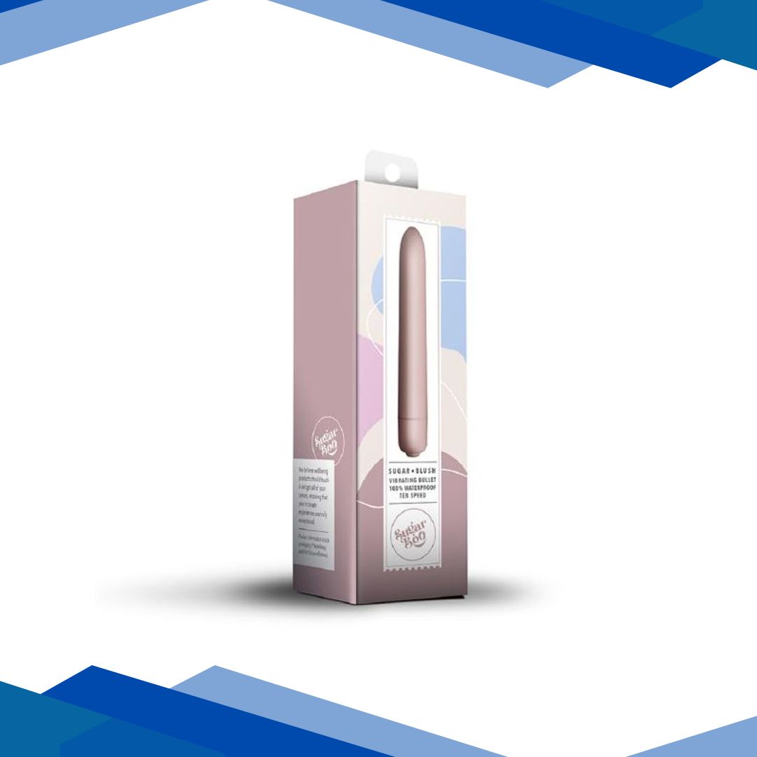 Gizmoswala SugarBoo Vibrating Bullet Massager – Sugar Blush (Light Pink)