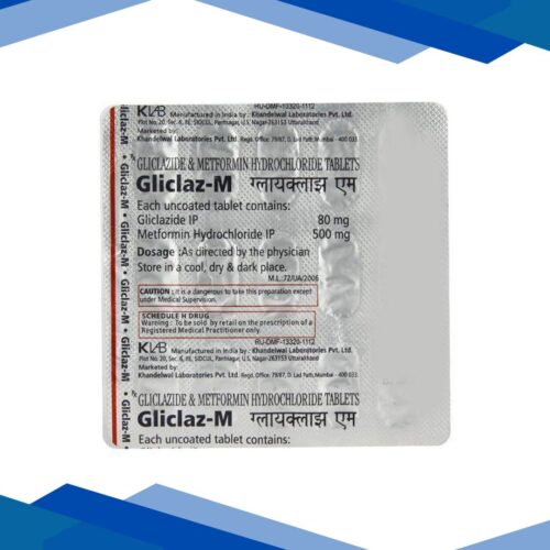 Gliclaz M Tablet 15’S