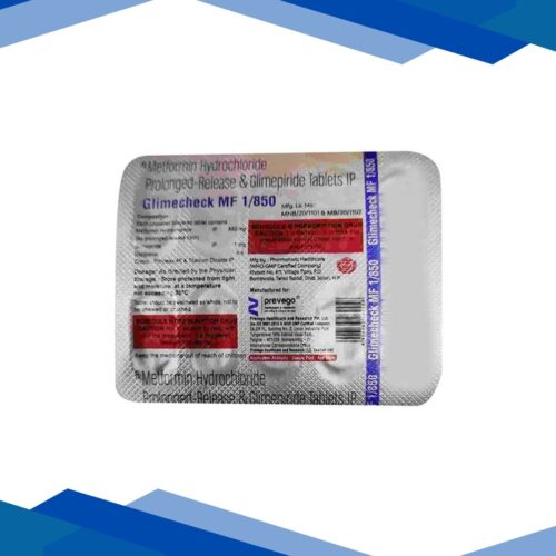 GLIMECHECK MF 1/850 Tablet 10’s