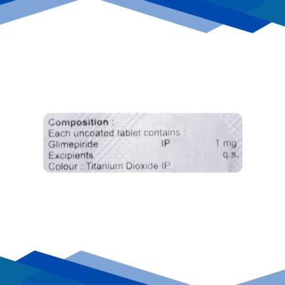 GLIMERIN 1mg Tablet 10’s