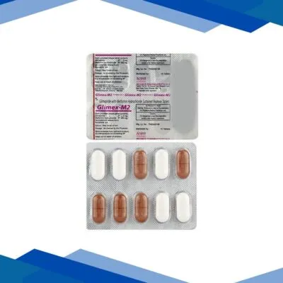 Glimex M 2mg/500mg Tablet 10’S