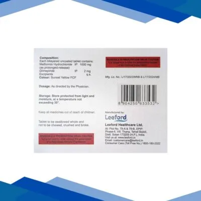 GLIMFAL 2M FORTE Tablet 10’s