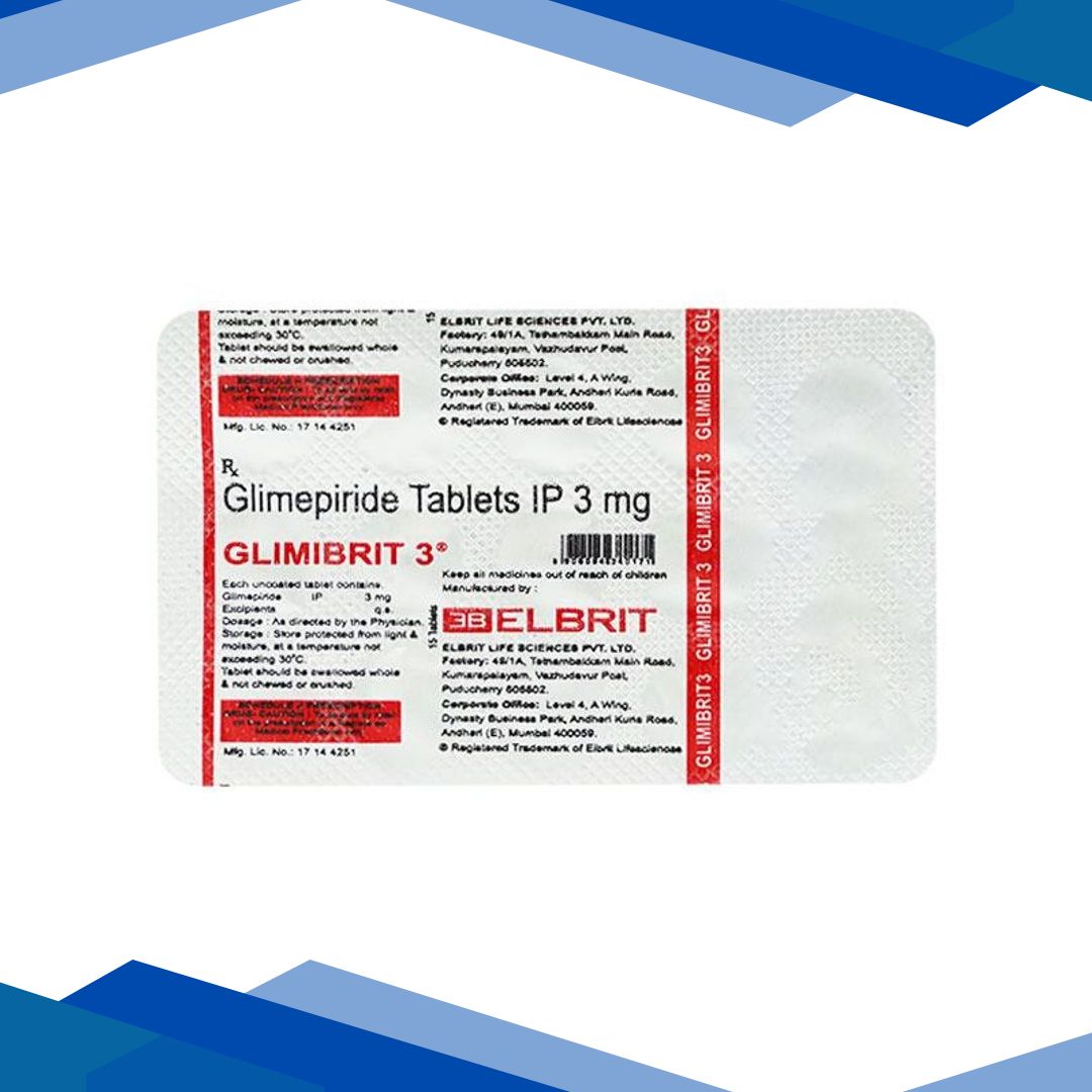 GLIMIBRIT 3 Tablet 15’s