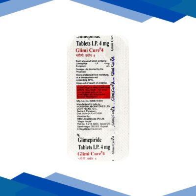 GLIMICURE 4mg Tablet 10’s