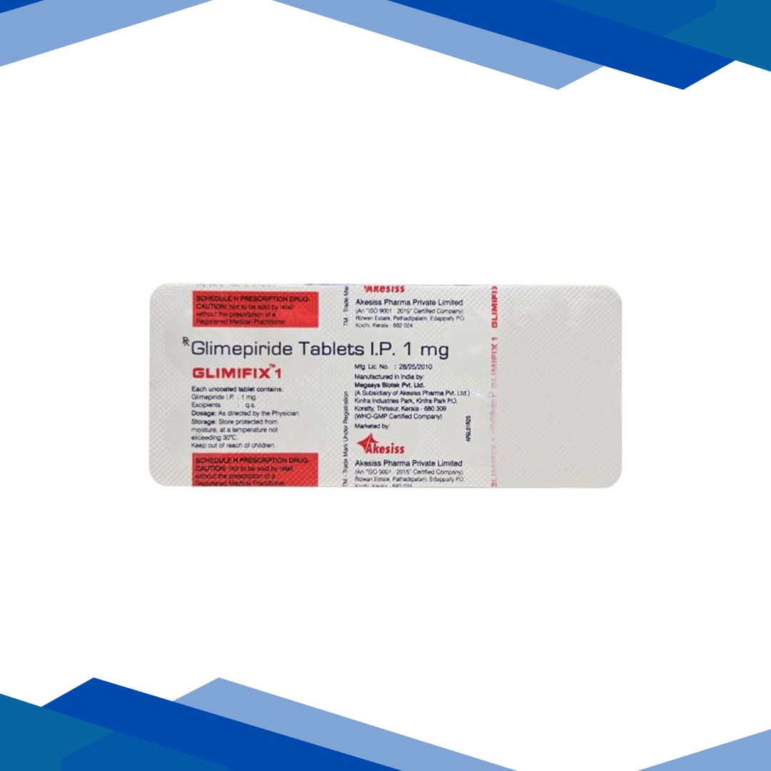 Glimifix 1mg Tablet 10’S