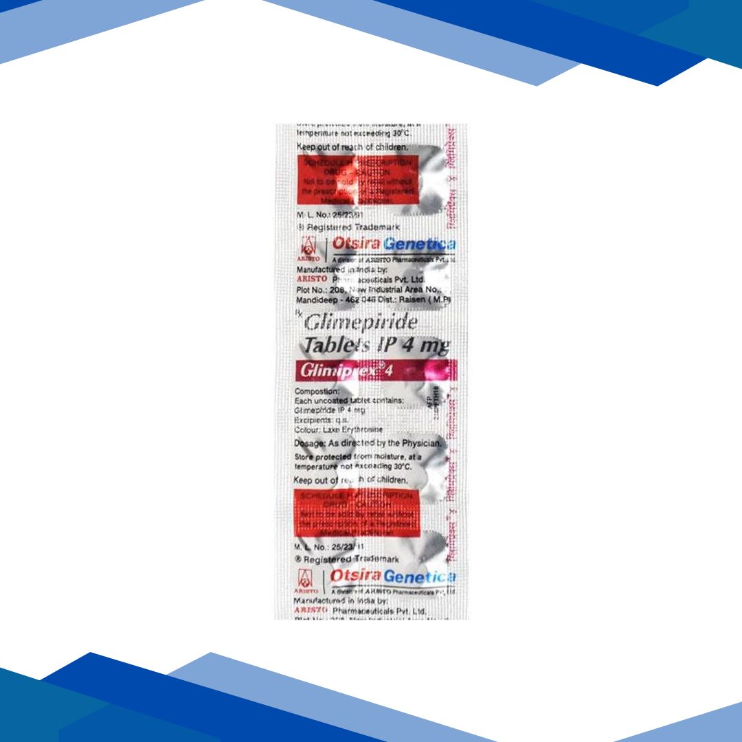 Glimiprex 4mg Tablet 10’S