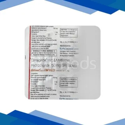 Glimisave M1 750mg Tablet 15’S