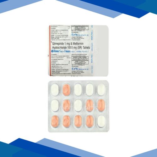 Glimisave Max Forte 1mg Tablet 15’S