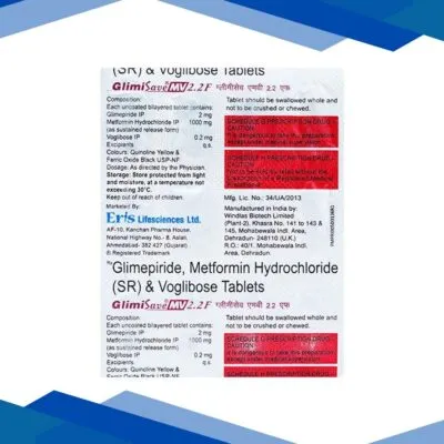 GLIMISAVE MV 2.2F Tablet 15’s