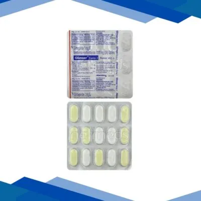 Glimser Forte 1mg Tablet 15’S