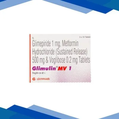 Glimulin MV 1mg Tablet 10’S