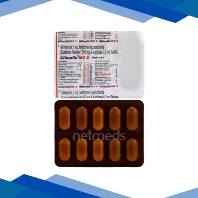 Glimulin MV 2mg Tablet 10’S