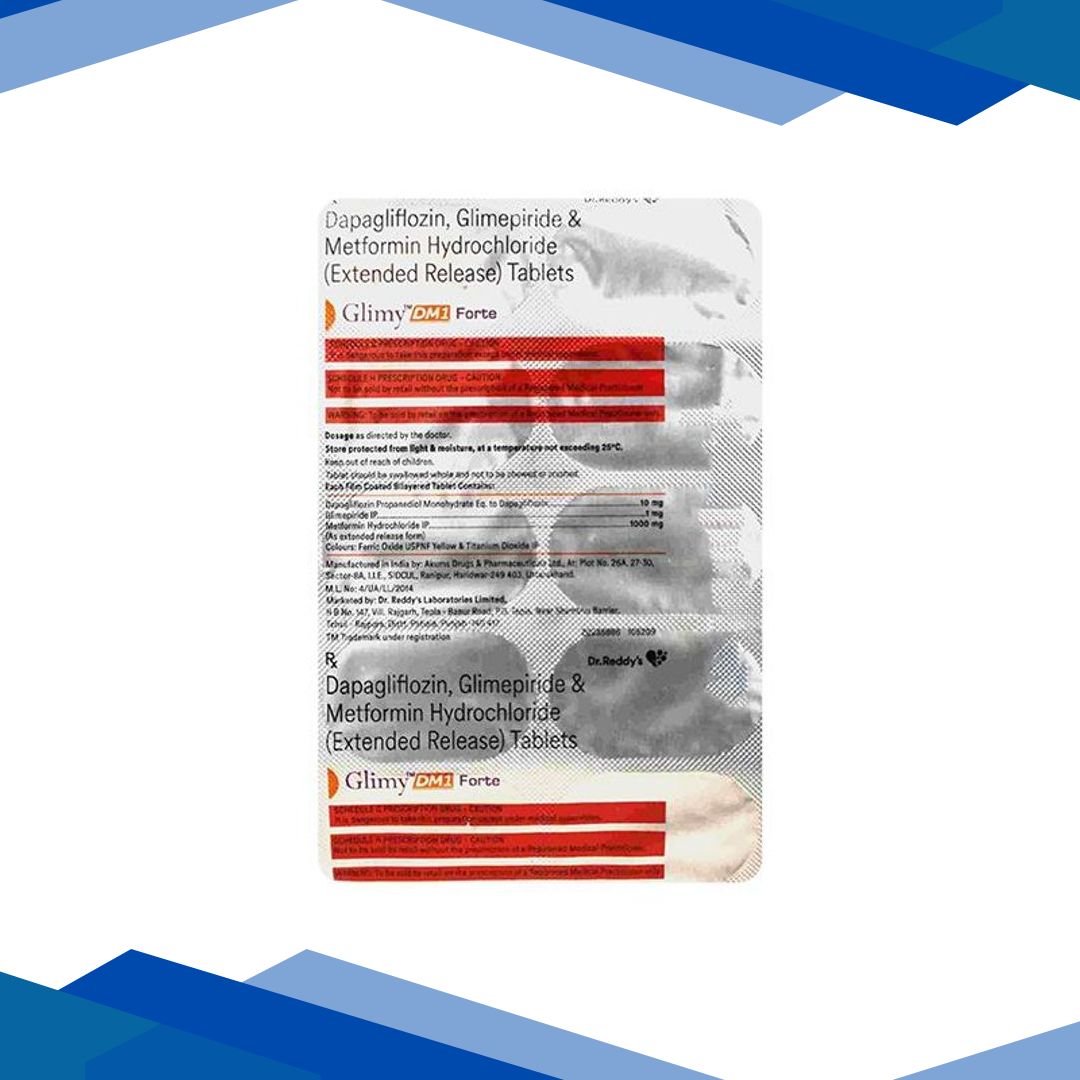 GLIMY DM 1 FORTE Tablet 10’s