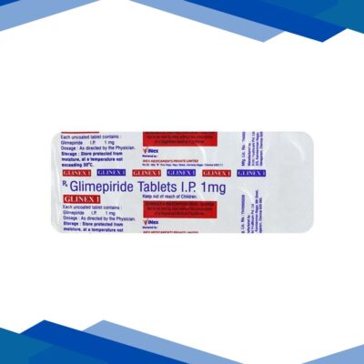 Glinex 1mg Tablet 10’S