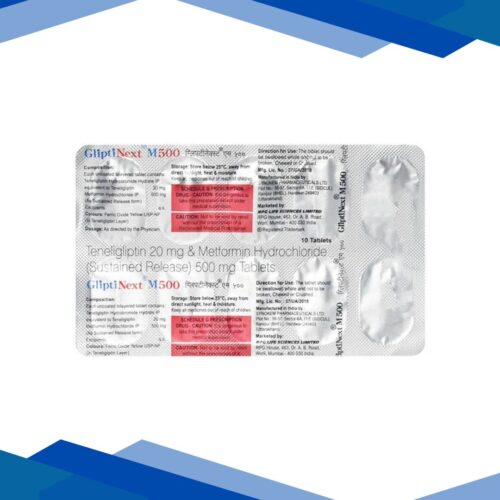 GLIPTI NEXT M 500mg Tablet 10’s