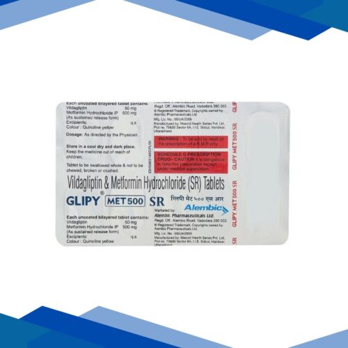 GLIPY MET SR 500 Tablet 10’s
