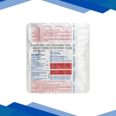Glisen PM 1/500/15mg Tablet 15’S