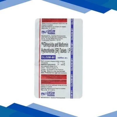 GLISIM M 1mg Tablet 10’s